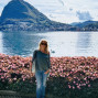 Paesaggio con donna