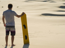 dubai sandboarding