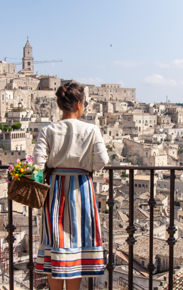 ragazza a matera