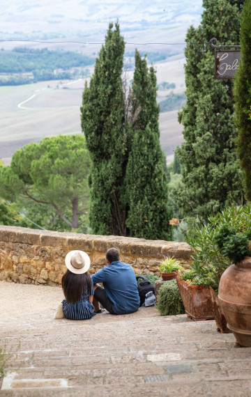 coppia a pienza