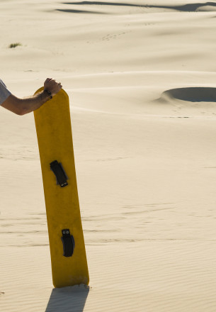 dubai sandboarding