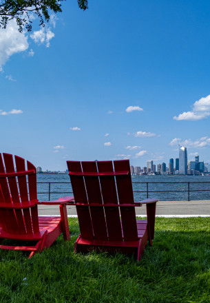 panorama a Governors Island