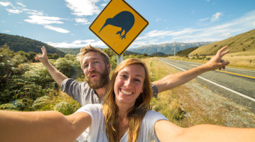 nuova zelanda coppia che sorride