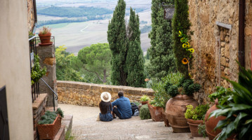 coppia a pienza