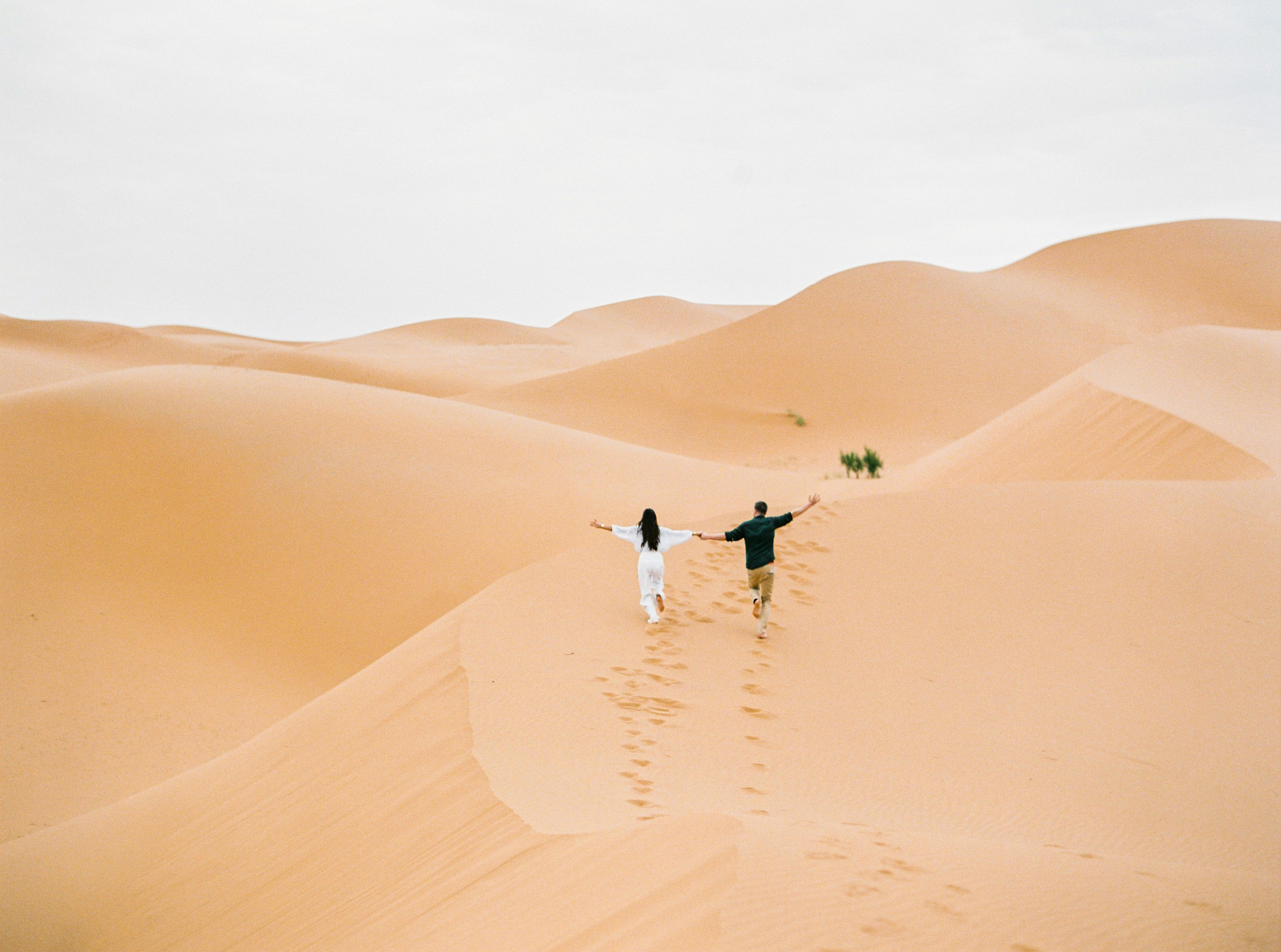 Correre nel deserto di Dubai