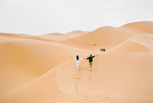 Correre nel deserto di Dubai