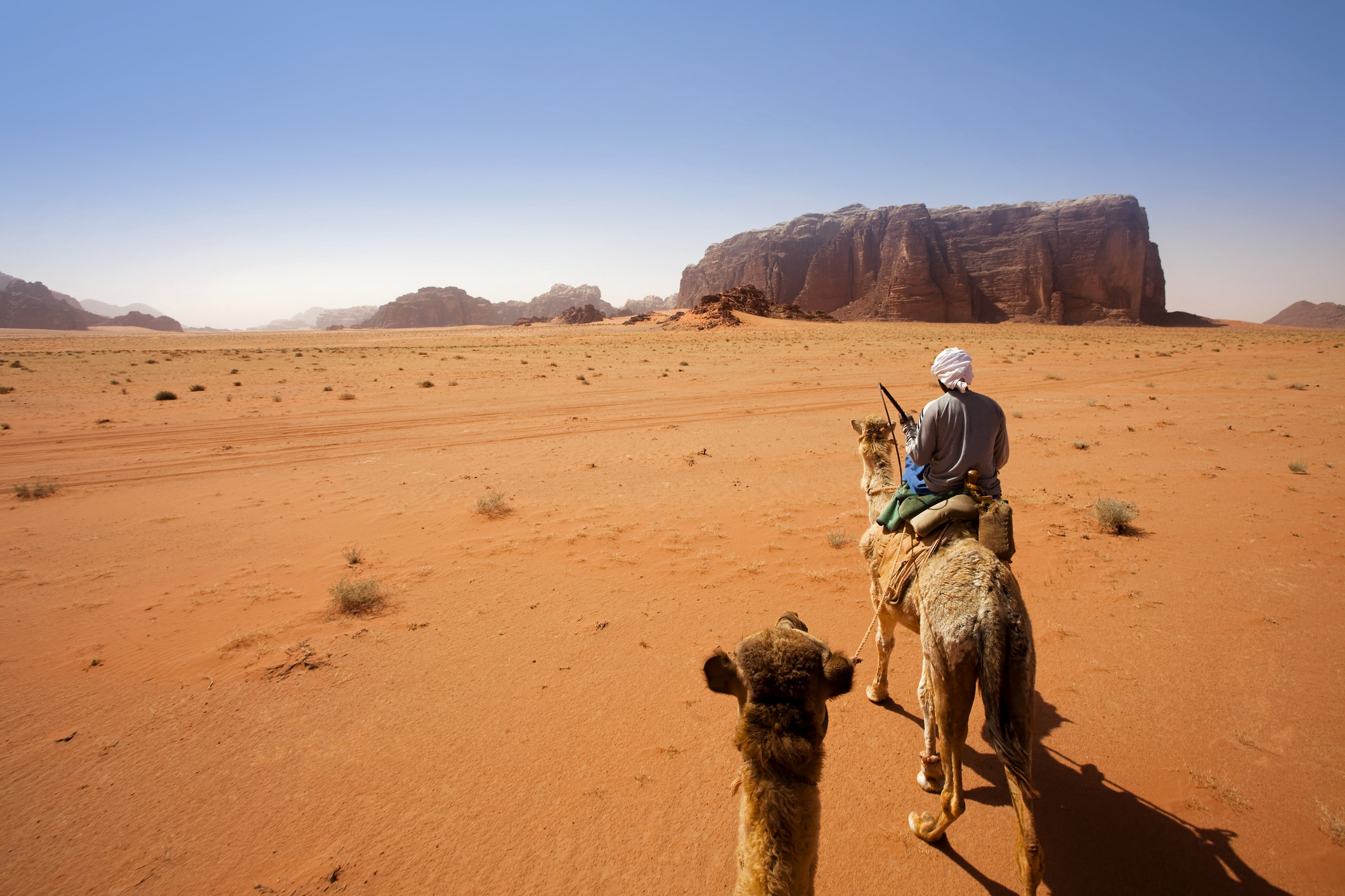 cammelliere nel deserto