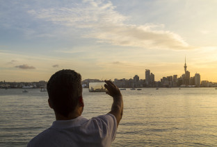 nuova zelanda tramonto