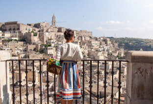 ragazza a matera