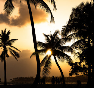 caraibi tramonto