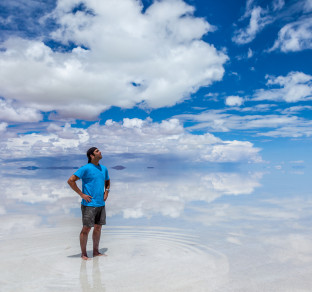 bolivia cielo terra con nuvole