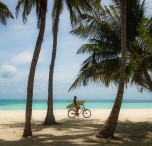 Spiaggia alle Maldive