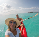 kayak alle Maldive