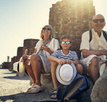 italia famiglia a pompei