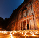 giordania petra by night