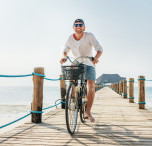 zanzibar in bici sul pontile