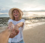 zanzibar ragazza in spiaggia