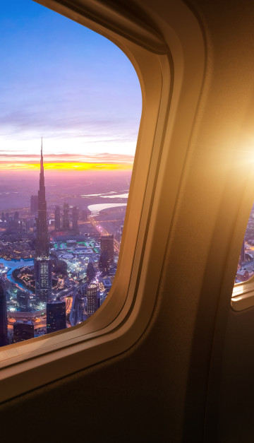 Dubai from sky