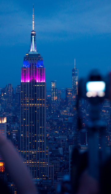 New York vista Empire State Building
