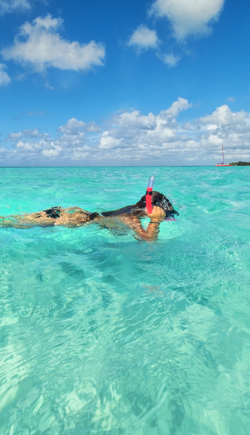 Snorkeling a Punta Cana
