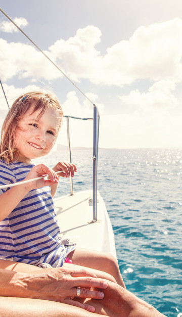 Mauritius madre e figlia su catamarano