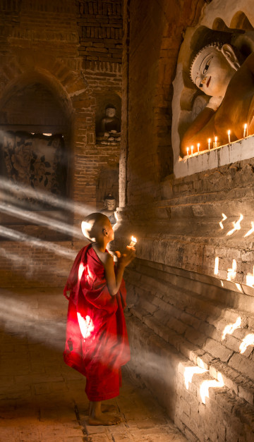 Monastero in Myanmar