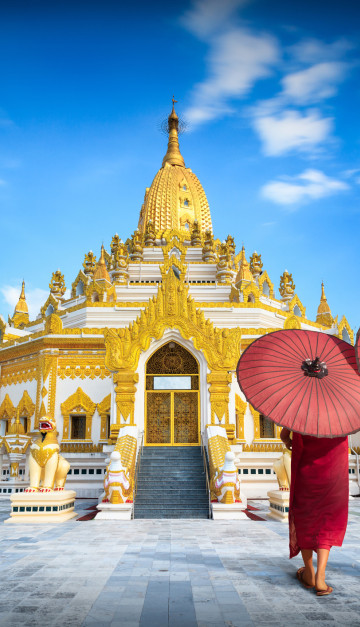 Monastero in Myanmar