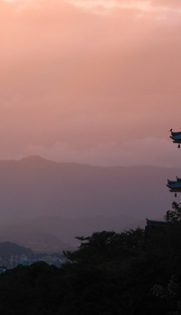 giappone kyoto al tramonto