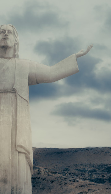 perù statua di cristo 