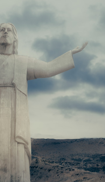 perù statua di cristo