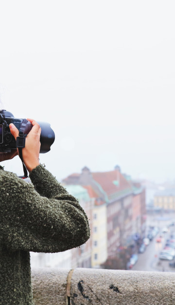 svezia ragazza che fotografa