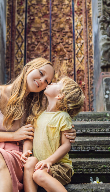 bali mamma e figlio