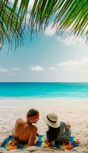coppia a Praslin