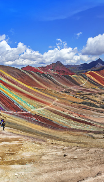 Montagne arcobaleno dove vederle