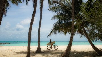 Spiaggia alle Maldive