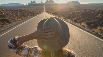 stati uniti sulla strada