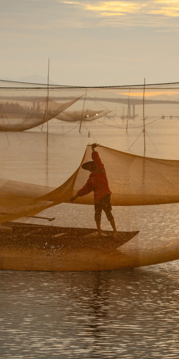 vietnam rete da pesca