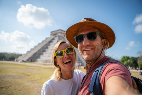 Chichen Itza: piramide in Messico