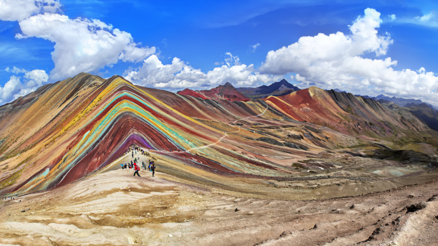 Montagne arcobaleno dove vederle