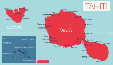 Tahiti dove si trova