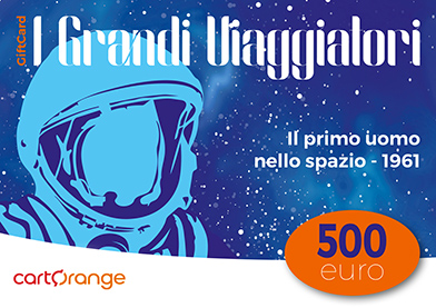 GiftCard I Grandi Viaggiatori: Il primo uomo nello spazio - 1961 500 euro